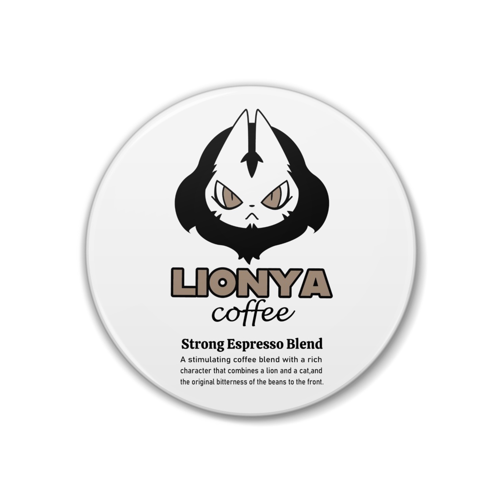 ライニャコーヒー缶バッチ