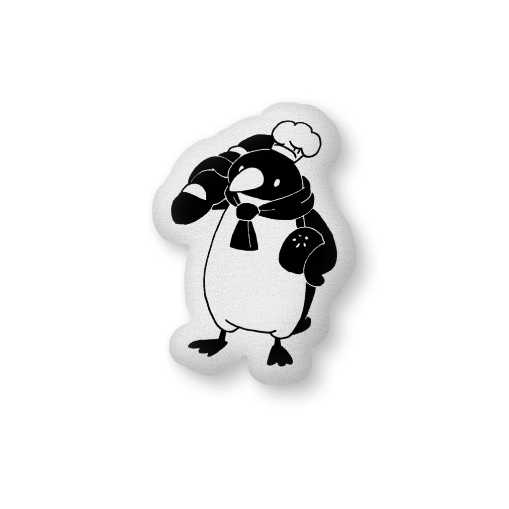 ふかふかペンギンコッククッション