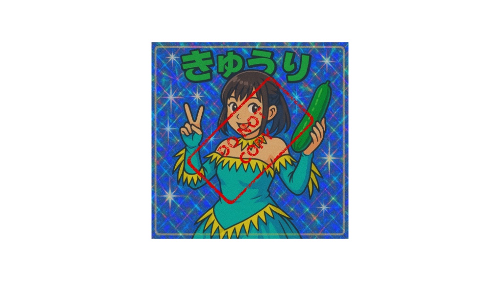 【第1弾】全6種ビックリマンシール風ステッカー バラ1枚〜ランダム