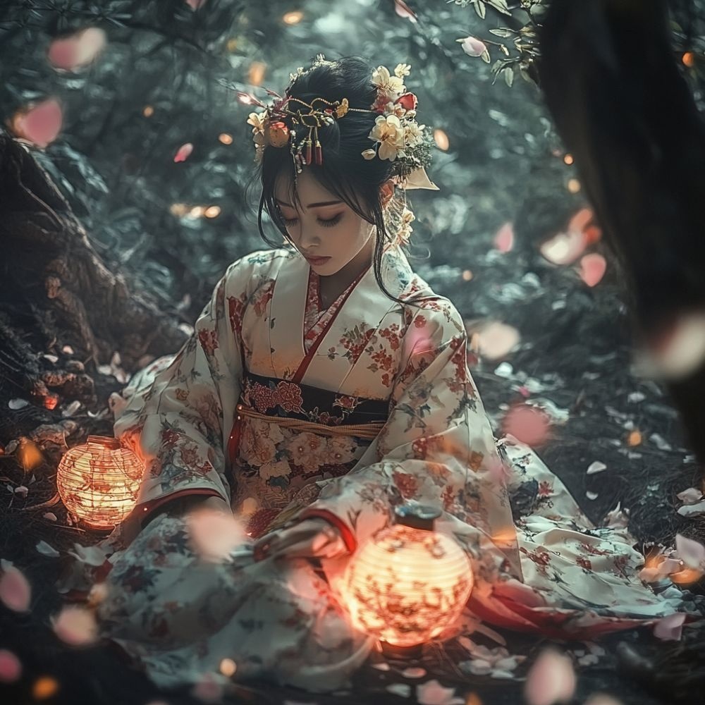 《幻想花美人画 5点セット》麗しき和の世界