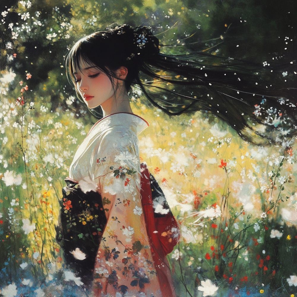 《幻想花美人画 5点セット》麗しき和の世界