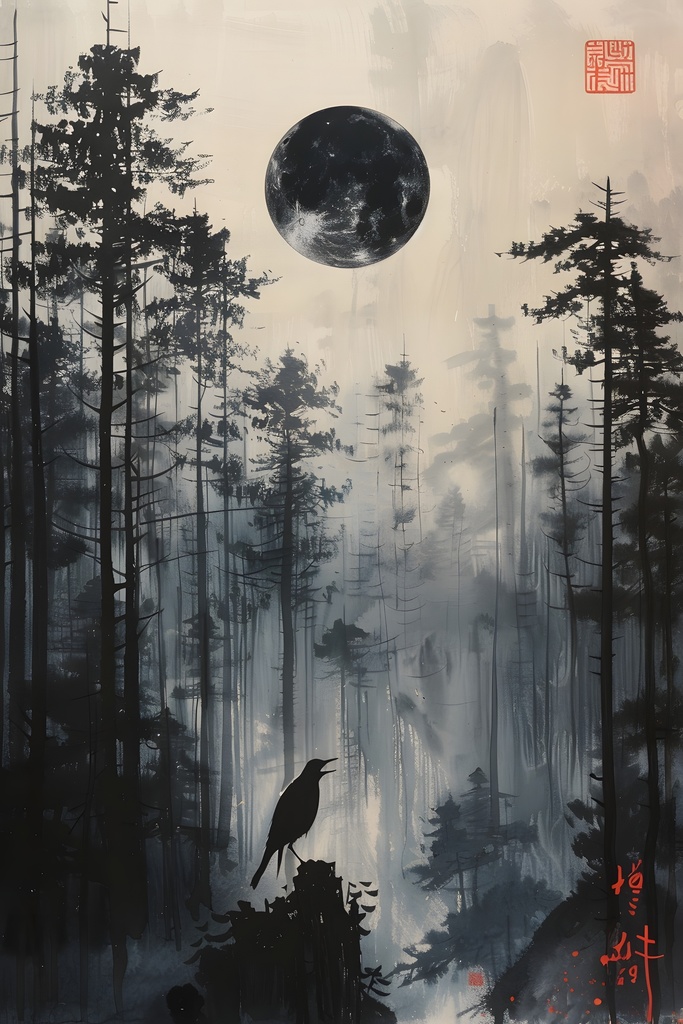 百鬼夜行 vol.2 【5点セット】AI和風幻想イラスト素材集