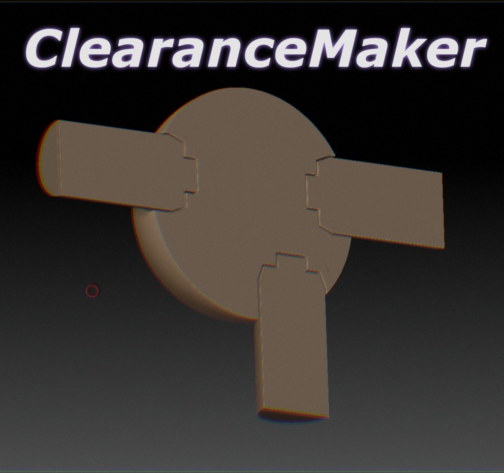ClearanceMaker - クリアランス作成ツール（ZBrush用プラグイン）
