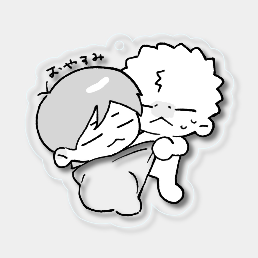 【二青】アクリルキーホルダー
