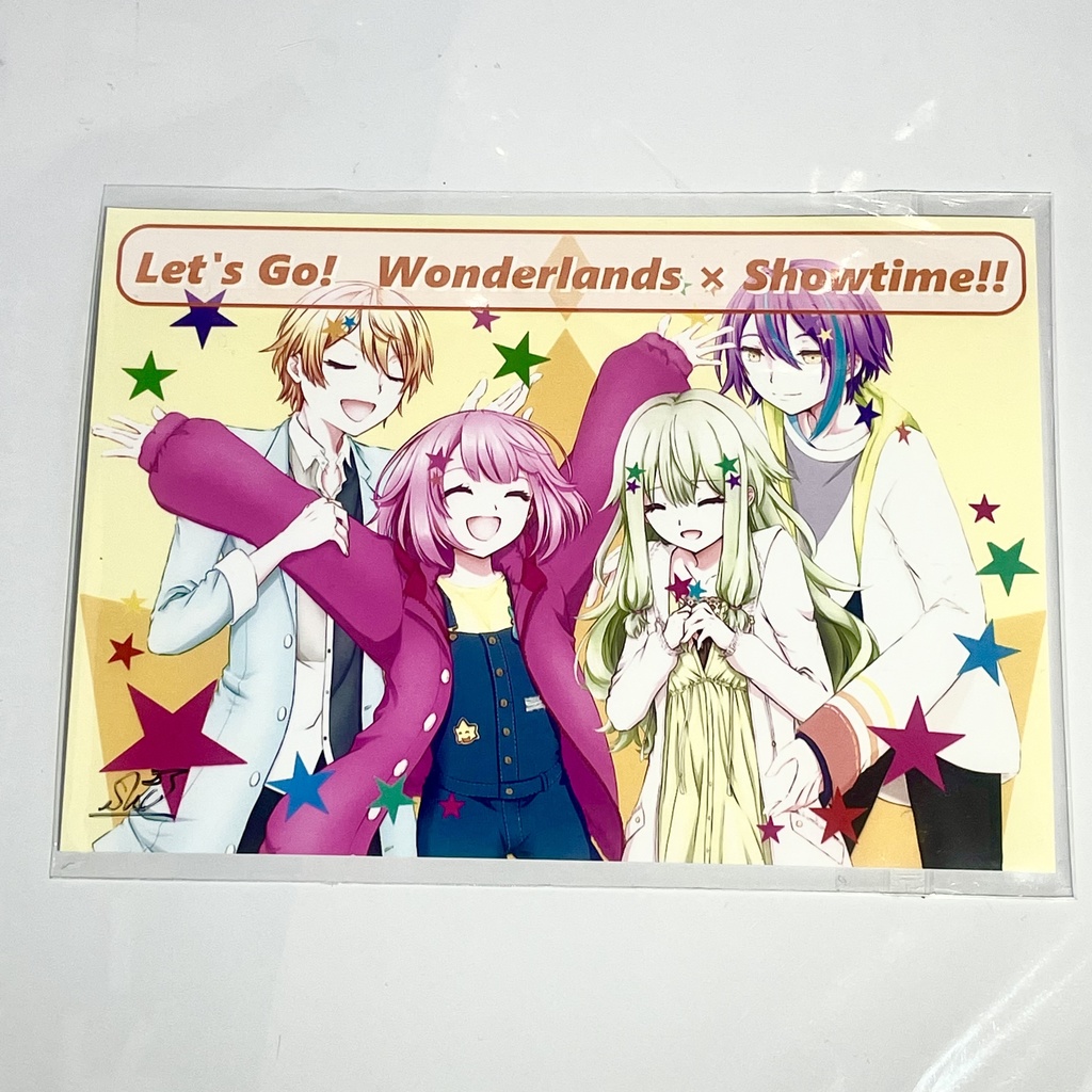 プロセカ ワンダーランズ×ショウタイム - ブロマイド&ドレスステッカー
