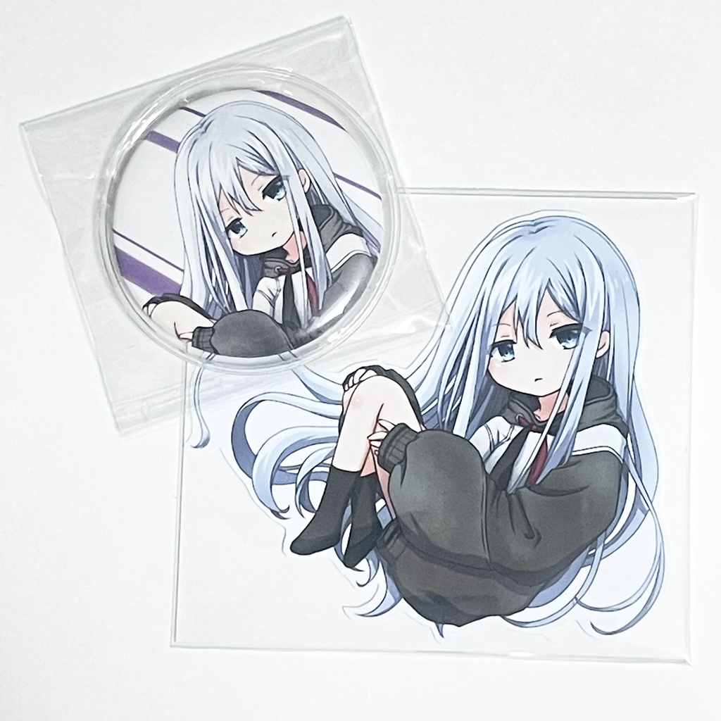 プロセカ 宵崎奏 -缶バッジ + ステッカー セット