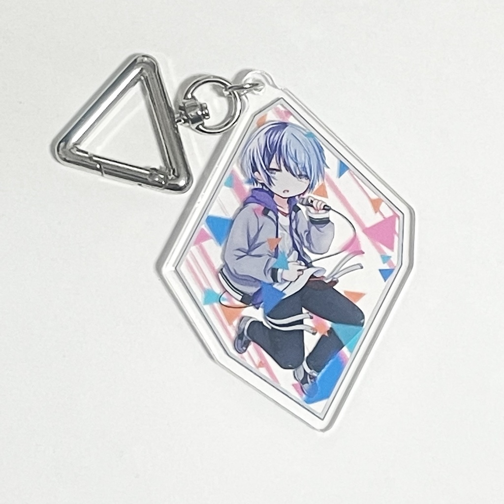 プロセカ 青柳冬弥 -アクリルキーホルダー + ステッカー セット