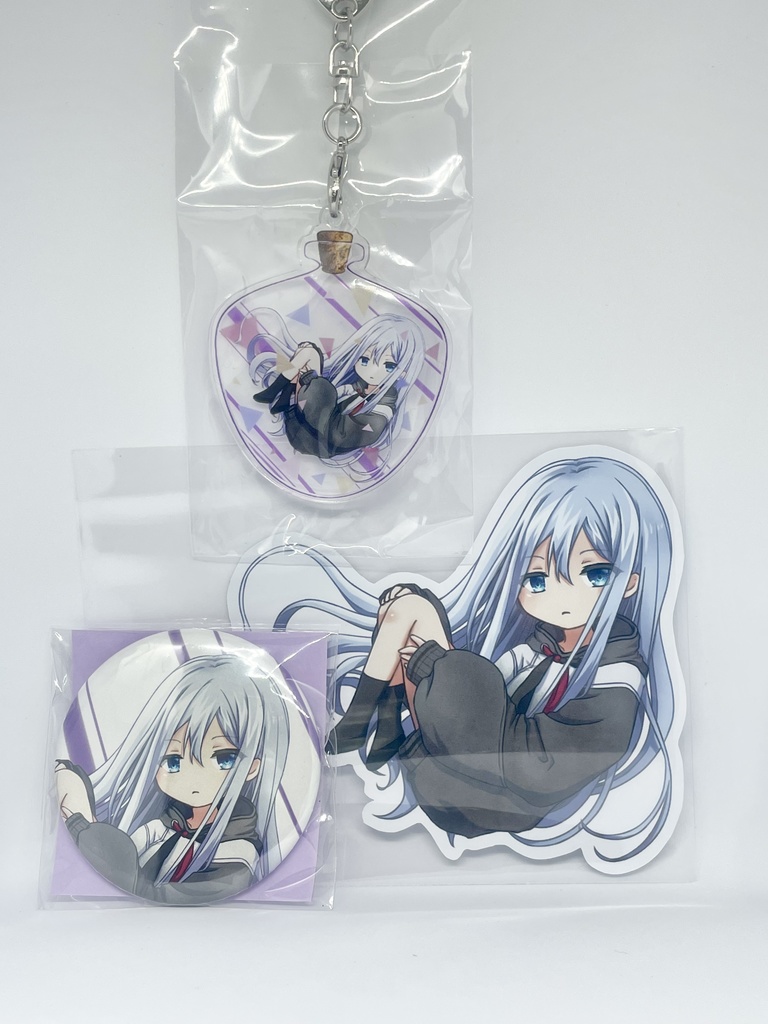 プロセカ 宵崎奏 -アクリルキーホルダー+缶バッジ +ステッカー セット