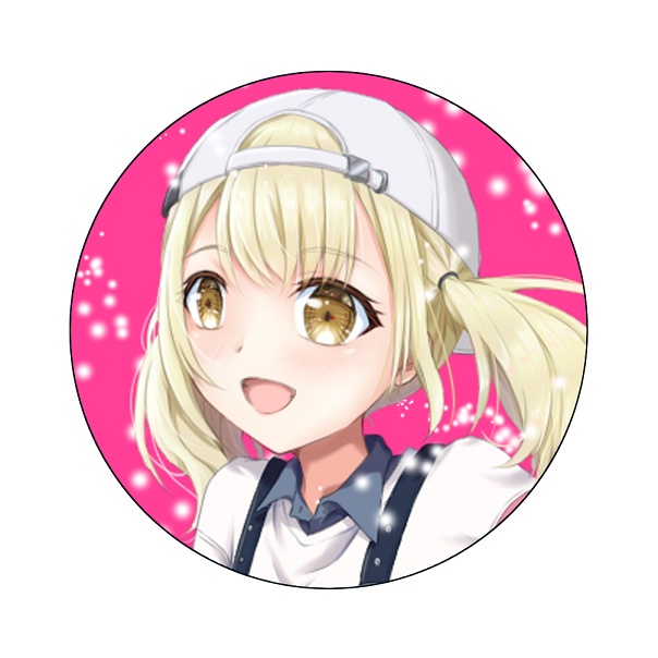 プロセカ 小豆沢こはね - アクリルスタンド + 缶バッジ セット