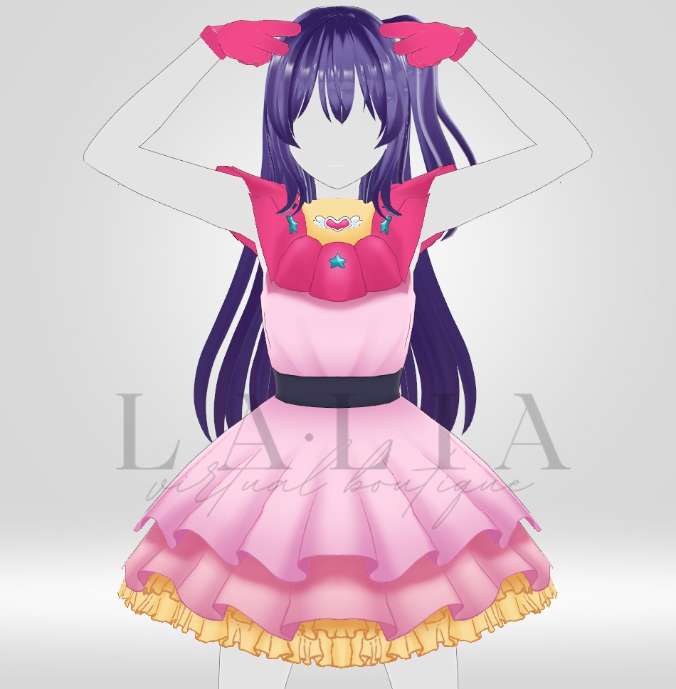 【VRoid正式版】Ai Hoshino 星野 アイ Idol Dress (推しの子)