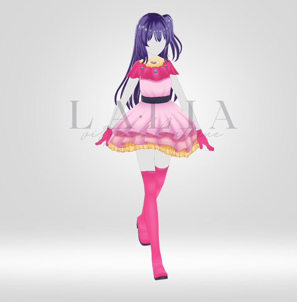 【VRoid正式版】Ai Hoshino 星野 アイ Idol Dress (推しの子)