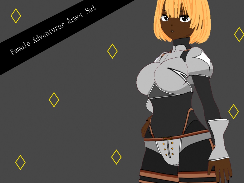 Vroid Female Adventurer Armor Set