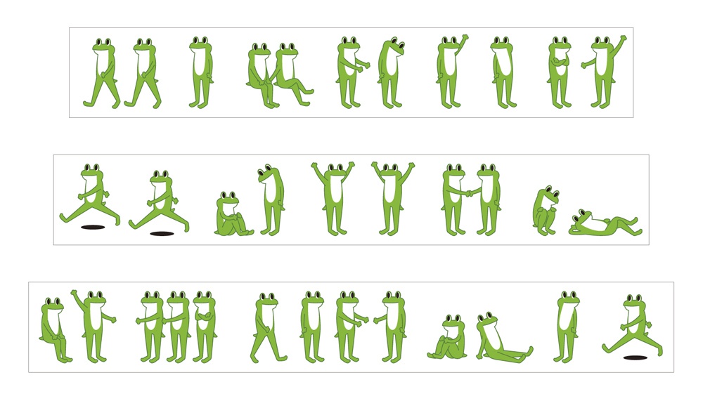 オタマ以上カエル未満の両生類『ミカエル』 マスキングテープ vol.1