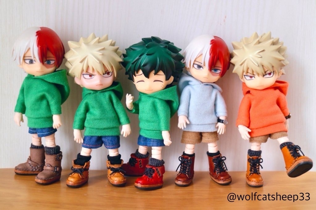 【オビツ11】長袖パーカー&ハーフパンツ