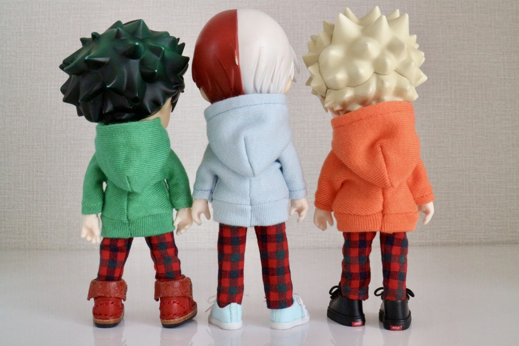 【オビツ11】長袖パーカー&ハーフパンツ