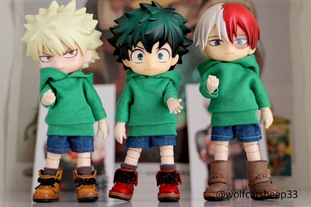 【オビツ11】長袖パーカー&ハーフパンツ