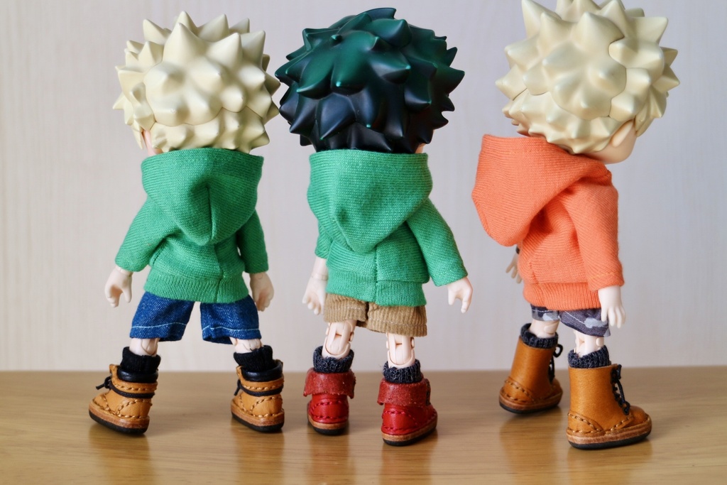 【オビツ11】長袖パーカー&ハーフパンツ