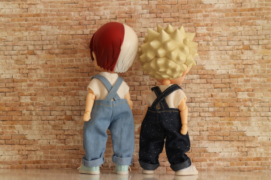 【オビツ11】デニム生地サロペット