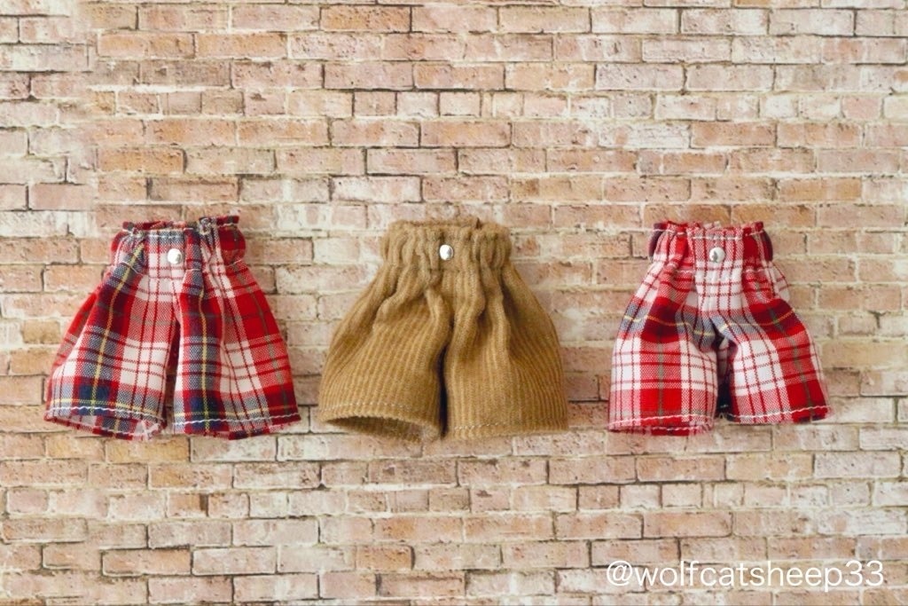 【オビツ11】ハーフパンツ