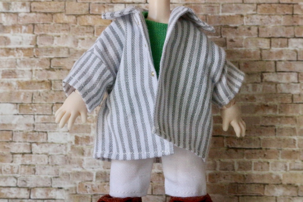 【オビツ11】オーバーシャツ(ボタン位置メンズ用)