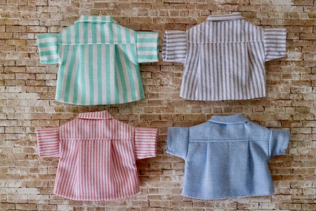 【オビツ11】オーバーシャツ(ボタン位置メンズ用)