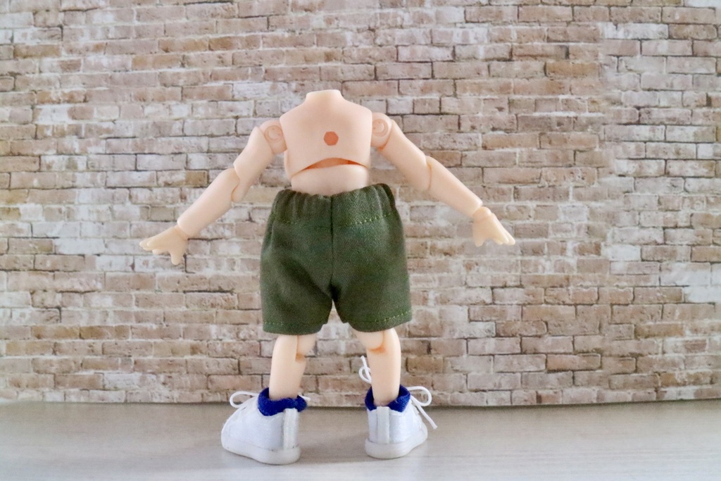 【オビツ11】ゴム入りハーフパンツ