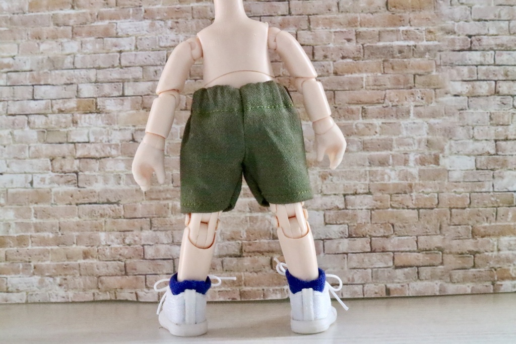 【オビツ11】ゴム入りハーフパンツ