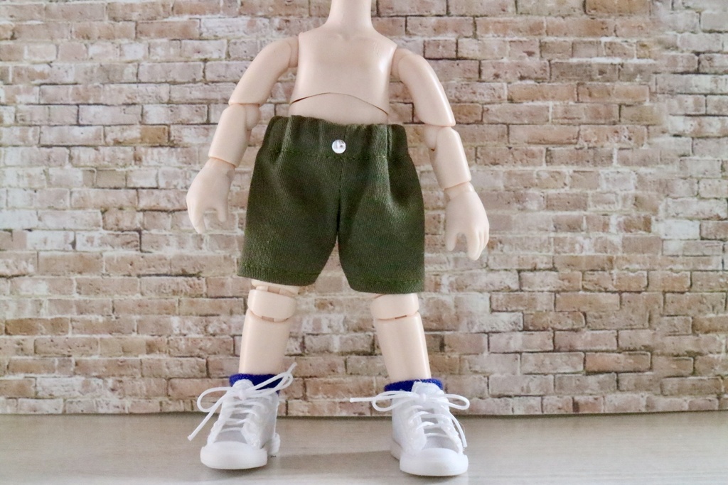【オビツ11】ゴム入りハーフパンツ