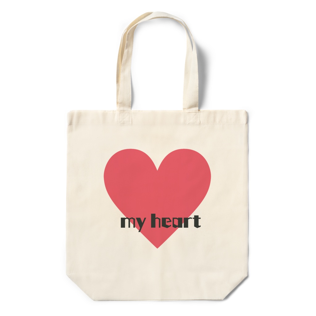 エコバッグ　myheart