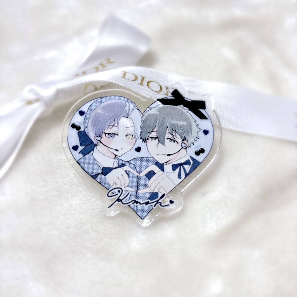 かめさくドルパロアクリルバッジ