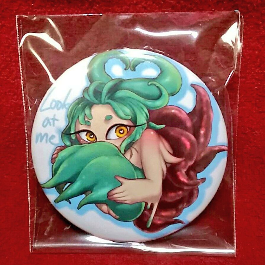 触手人外ちゃん57mm缶バッジ