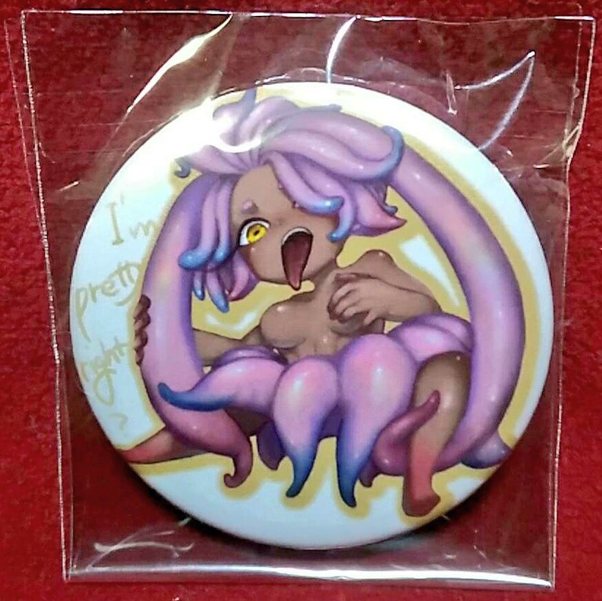 触手人外ちゃん57mm缶バッジ