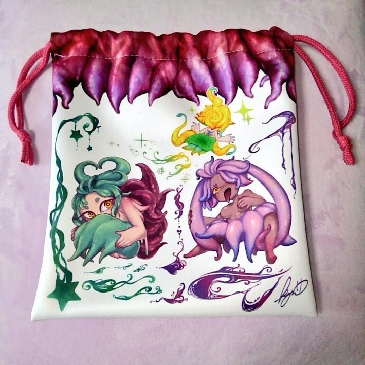 【完売】触手人外ちゃん巾着袋