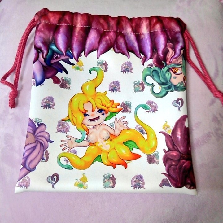【完売】触手人外ちゃん巾着袋