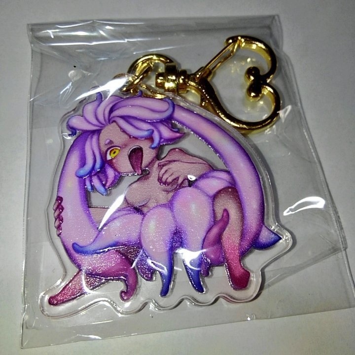 触手人外アクリルキーホルダー