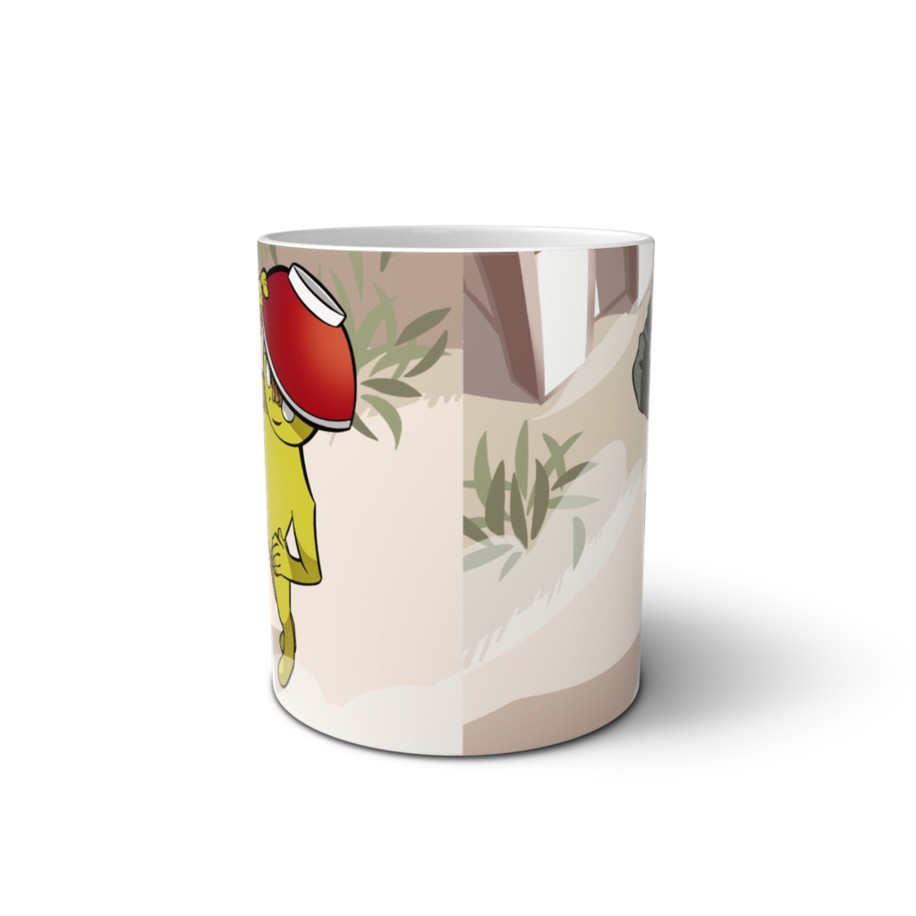 こってりライス登録者1000人記念マグカップ