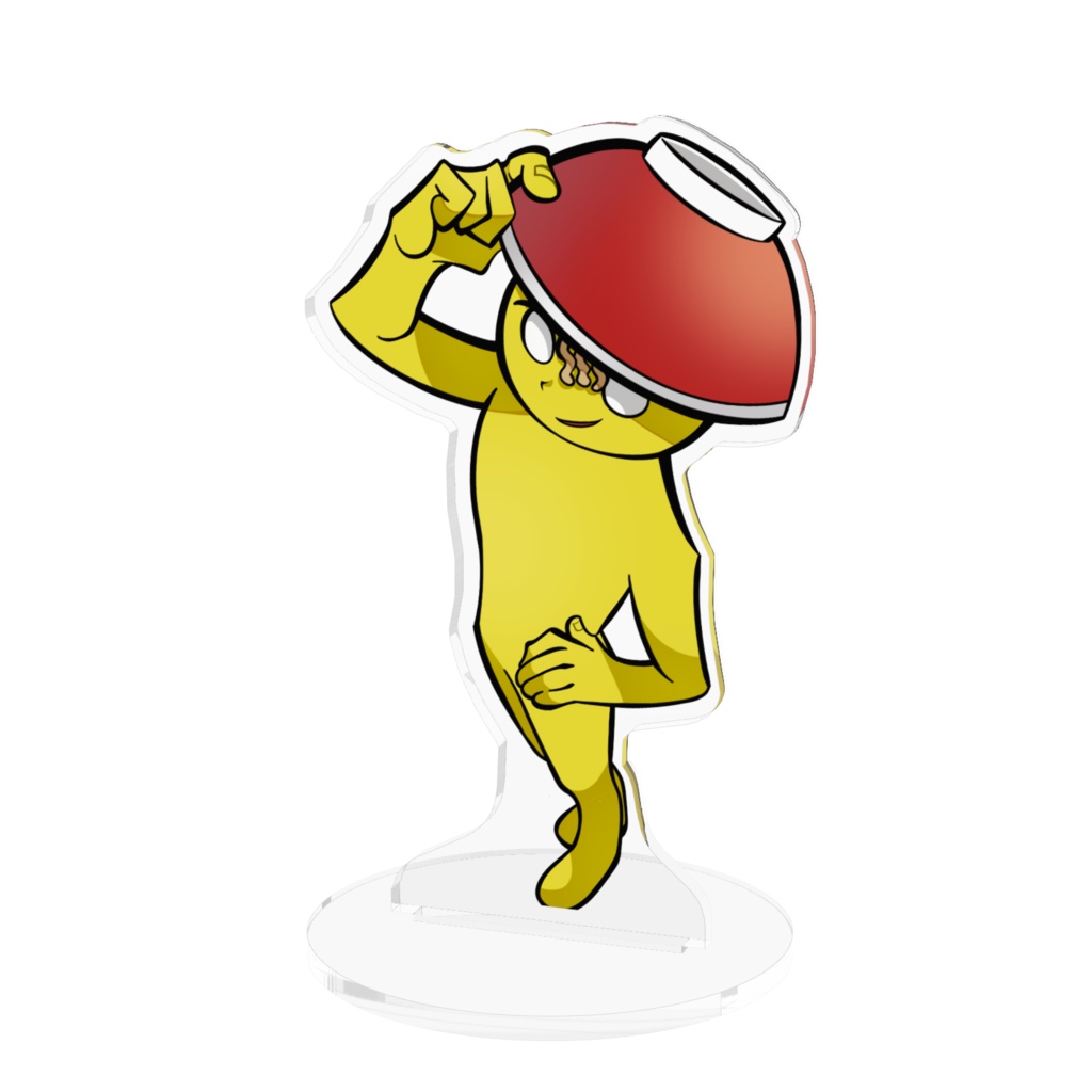 こってりライス登録者1000人記念 裸Ver.アクリルフィギュア