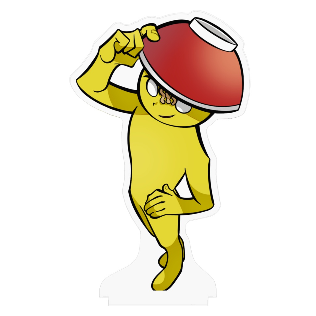 こってりライス登録者1000人記念 裸Ver.アクリルフィギュア