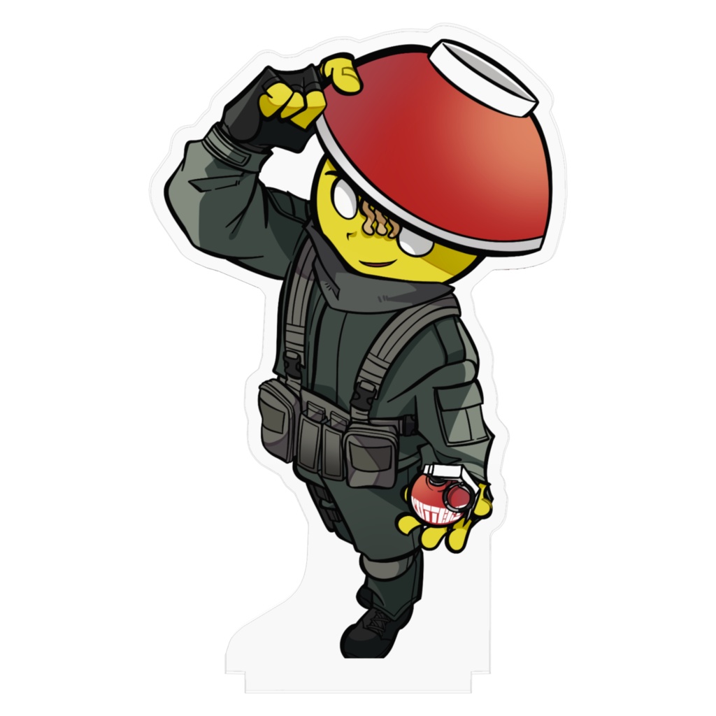 こってりライス登録者1000人記念 着衣Ver.アクリルフィギュア