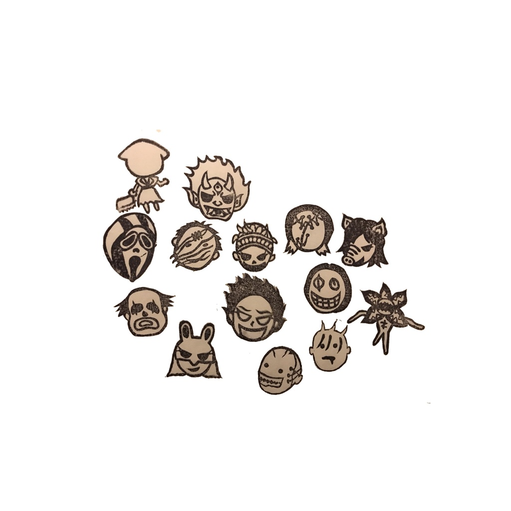 【DbD】消しゴムはんこ