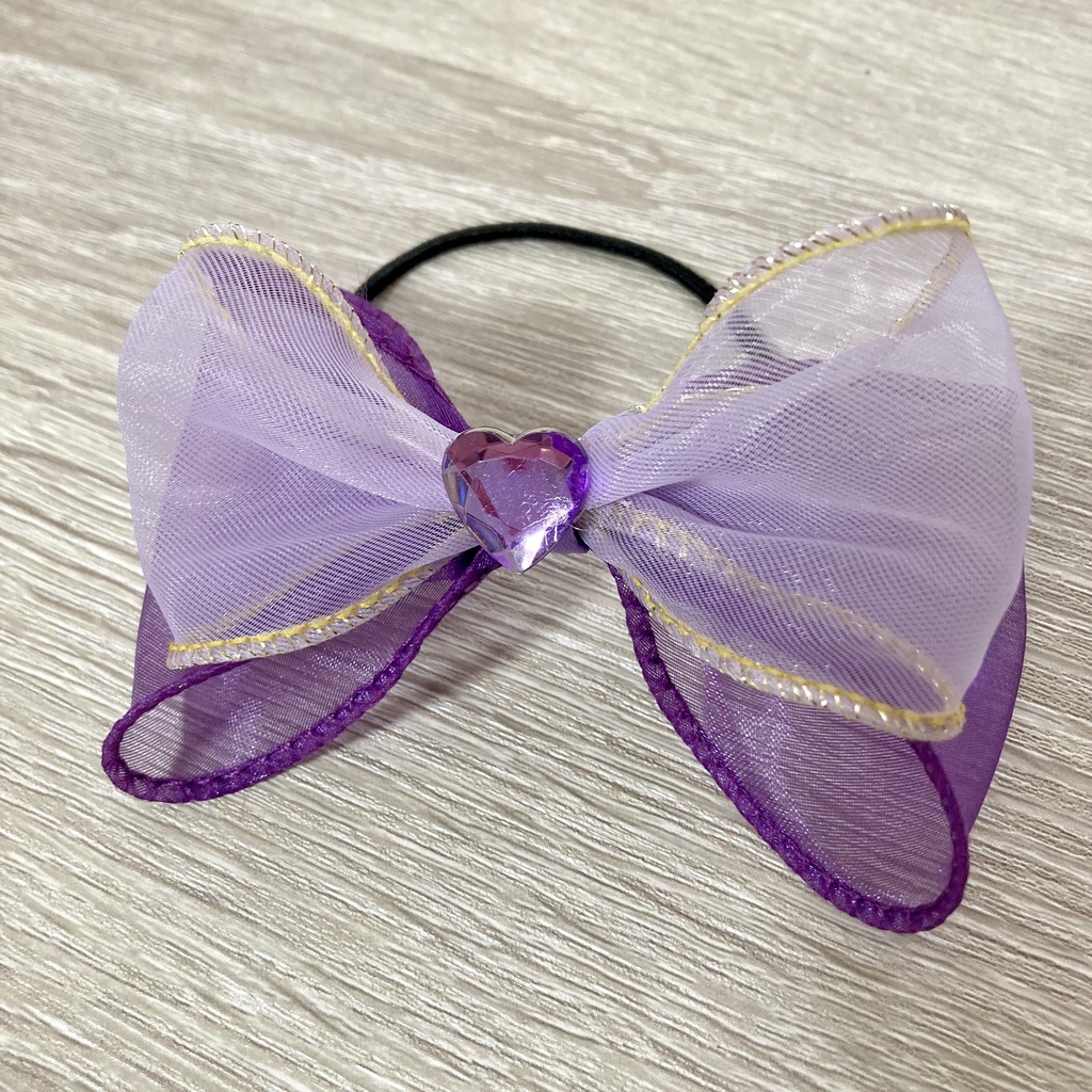 玖夜モチーフリボンゴム🎀(クリスタル小)