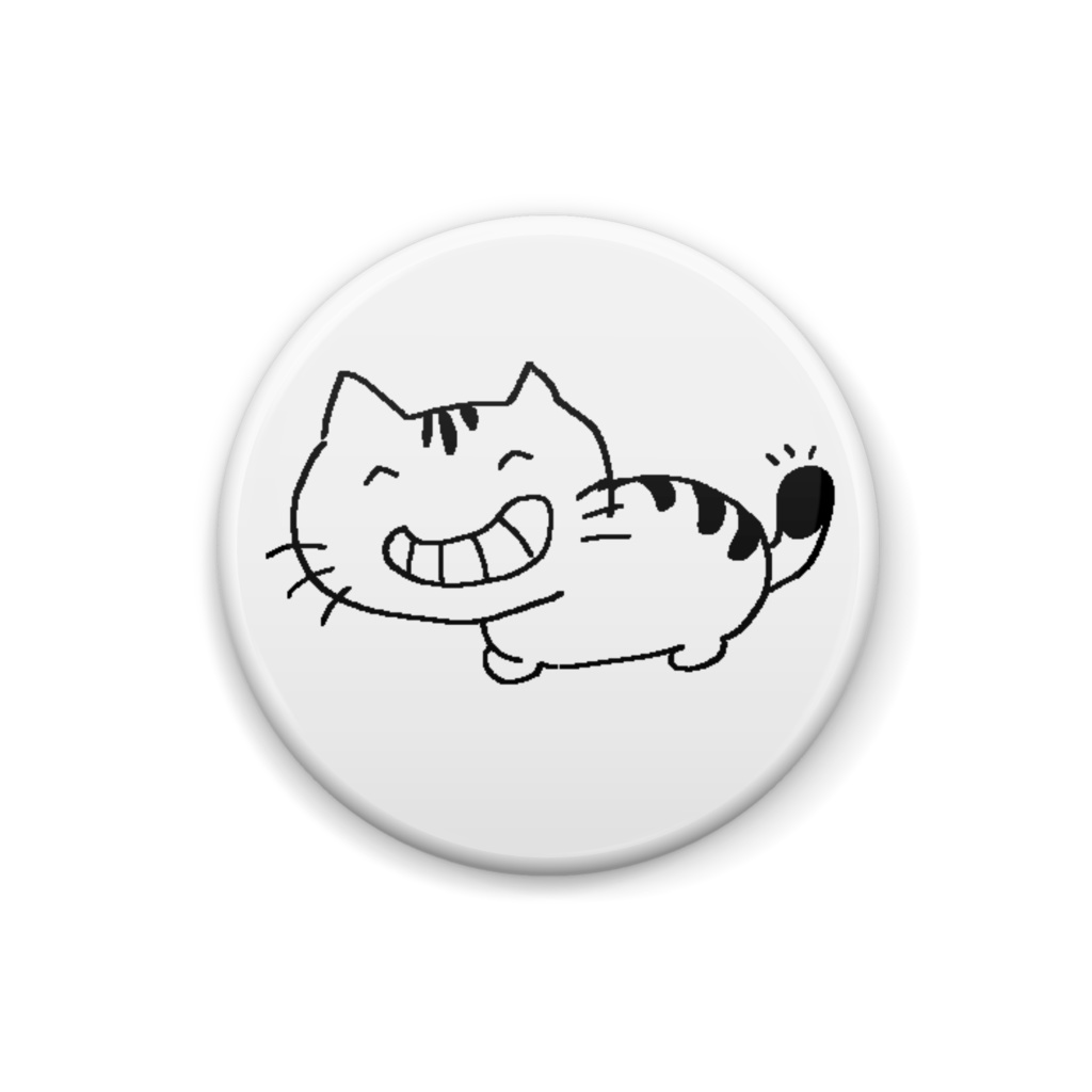 ねこ 缶バッジ(25mm)