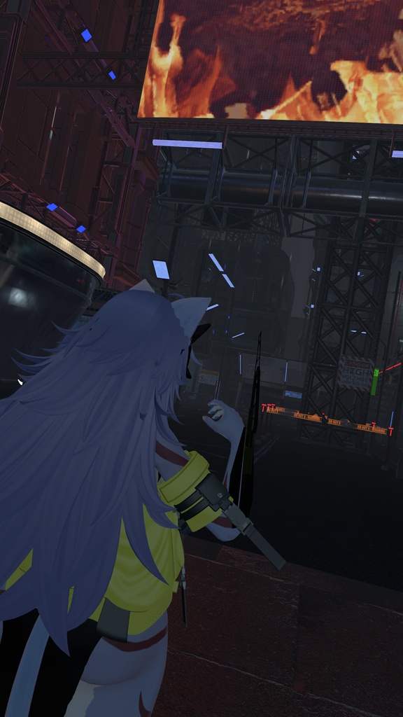 Ra-0908 『EDGE FRAME』【VRChat想定3Dモデル・小道具】