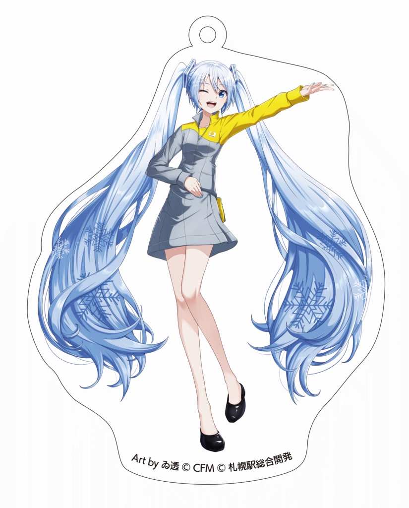 雪ミク in ＪＲタワー 2026 アクリルキーホルダー