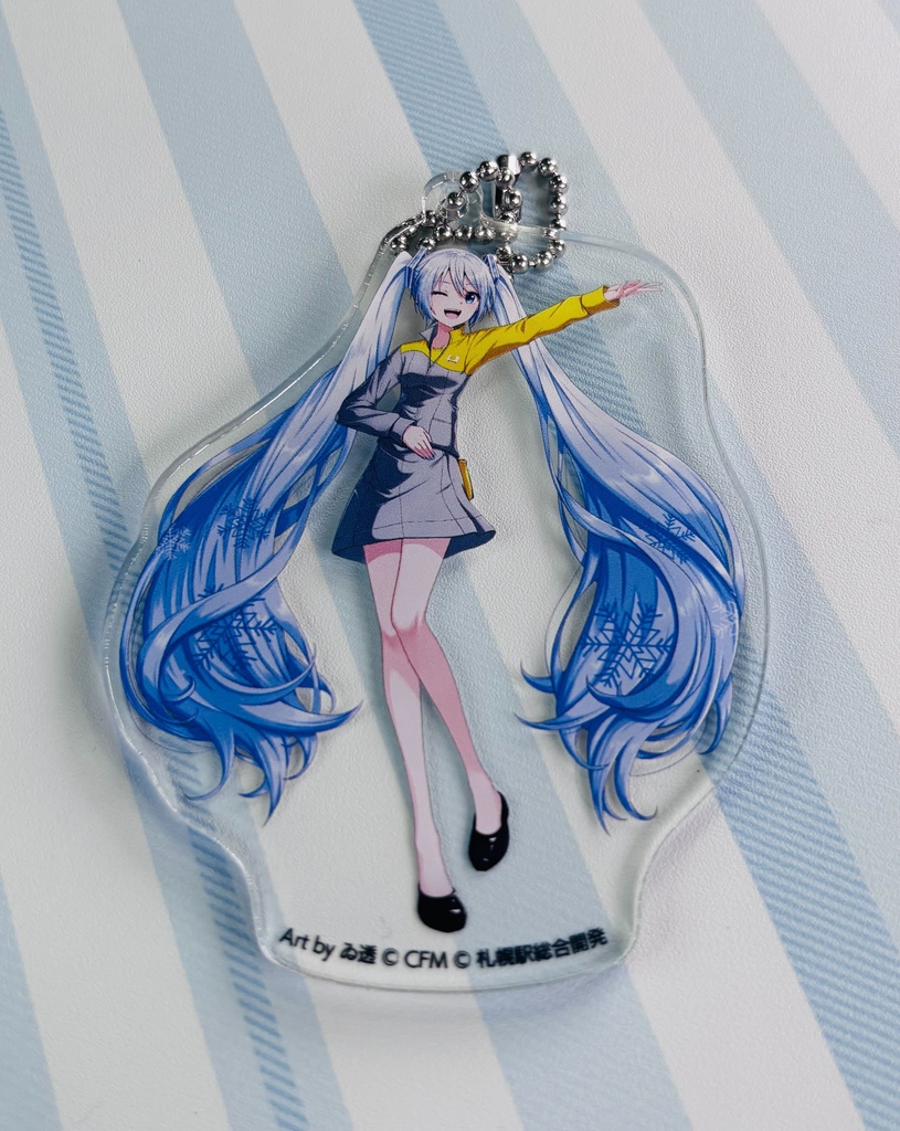 雪ミク in JRタワー 2026 アクリルキーホルダー