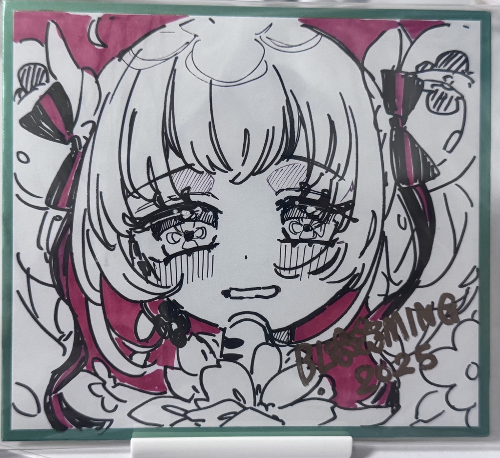 ブルミン初音ミク色紙②