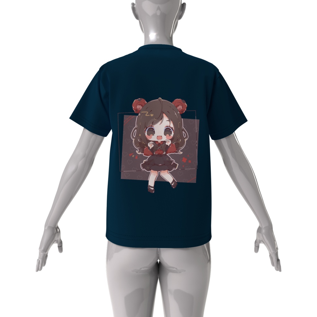 ビックシルエットTシャツ(ネイビー)