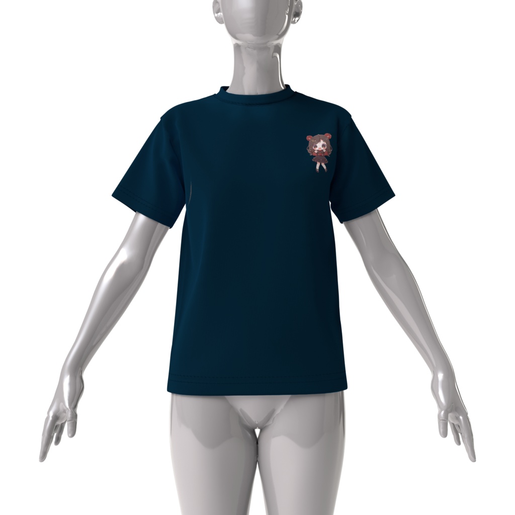 ビックシルエットTシャツ(ネイビー)