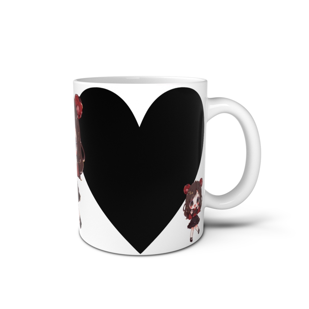 マグカップ(背景なしちび熊霚)