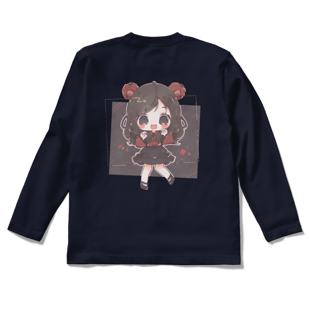 ロングスリーブTシャツ(ネイビー)